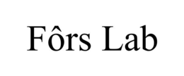 FÔRS LAB trademark