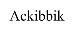 ACKIBBIK trademark
