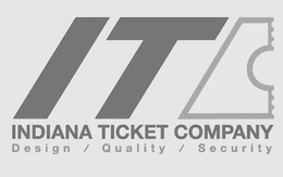 ITC INDIANA TICKET COMPANY DESIGN QUALITY SECURITY trademark