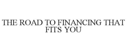 THE ROAD TO FINANCING THAT FITS YOU trademark