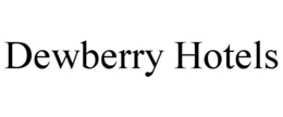 DEWBERRY HOTELS trademark