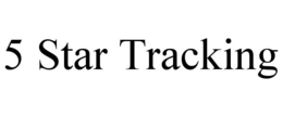 5 STAR TRACKING trademark