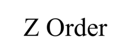 Z ORDER trademark