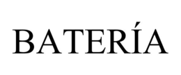 BATERÍA trademark