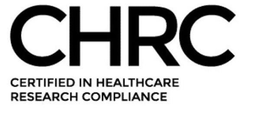 CHRC CERTIFIED IN HEALTHCARE RESEARCH COMPLIANCE trademark