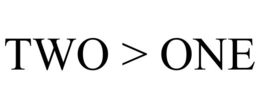 TWO > ONE trademark