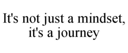 IT'S NOT JUST A MINDSET, IT'S A JOURNEY trademark