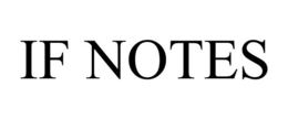 IF NOTES trademark