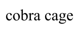 COBRA CAGE trademark