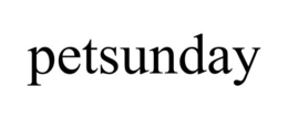 PETSUNDAY trademark