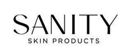 SANITY SKIN PRODUCTS trademark