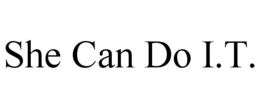 SHE CAN DO I.T. trademark