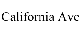 CALIFORNIA AVE trademark