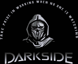 DARKSIDE TAKE PRIDE IN WORKING WHEN NO ONE IS WATCHING trademark