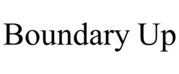 BOUNDARY UP trademark