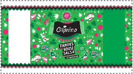 CILANTRO FAMOUS HOUSE SALSA ...IT'S GOOD ON ALL trademark