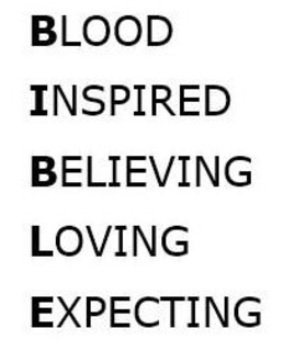 BLOOD INSPIRED BELIEVING LOVING EXPECTING trademark