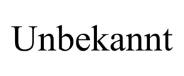 UNBEKANNT trademark