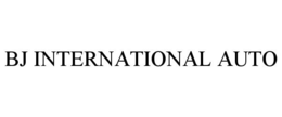 BJ INTERNATIONAL AUTO trademark