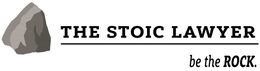 THE STOIC LAWYER BE THE ROCK. trademark