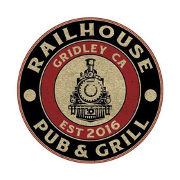 RAILHOUSE PUB & GRILL GRIDLEY CA EST 2016 trademark