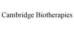 CAMBRIDGE BIOTHERAPIES trademark