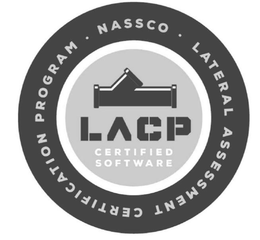 NASSCO LATERAL ASSESSMENT CERTIFICATION PROGRAM LACP CERTIFIED SOFTWARE trademark