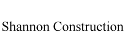 SHANNON CONSTRUCTION trademark