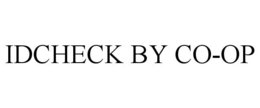 IDCHECK BY CO-OP trademark