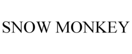 SNOW MONKEY trademark