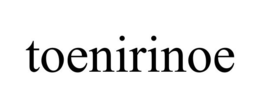 TOENIRINOE trademark