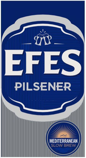 EFES PILSENER MEDITERRANEAN SLOW BREW trademark