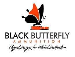 BLACK BUTTERFLY AMMUNITION ELEGANT DESIGNS FOR WICKED DESTRUCTION TM trademark