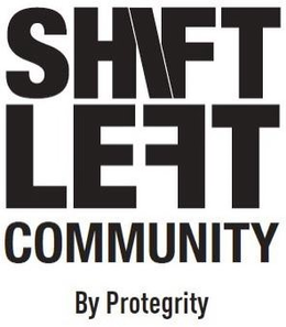 SHIFT LEFT COMMUNITY BY PROTEGRITY trademark