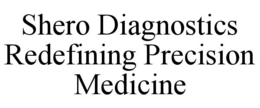 SHERO DIAGNOSTICS REDEFINING PRECISION MEDICINE trademark