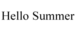 HELLO SUMMER trademark