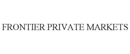 FRONTIER PRIVATE MARKETS trademark