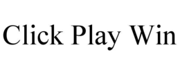 CLICK PLAY WIN trademark
