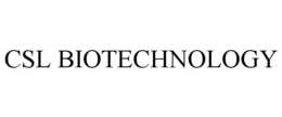 CSL BIOTECHNOLOGY trademark
