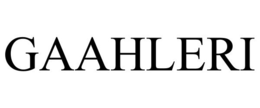 GAAHLERI trademark