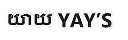 YAY'S trademark