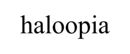 HALOOPIA trademark