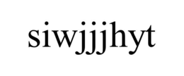SIWJJJHYT trademark