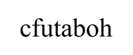 CFUTABOH trademark