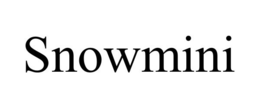 SNOWMINI trademark