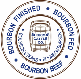 BOURBON CATTLE CO. · BOURBON STEAKS · BOURBON BURGER · BOURBON FINISHED · BOURBON FED · BOURBON BEEF · trademark