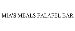 MIA'S MEALS FALAFEL BAR trademark