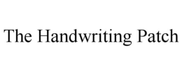 THE HANDWRITING PATCH trademark