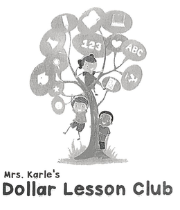 MRS. KARLE'S DOLLAR LESSON CLUB 123 ABC trademark