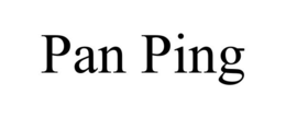 PAN PING trademark
